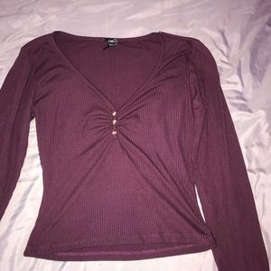 Rue 21 Maroon long sleeve
